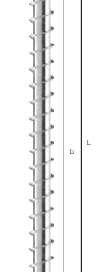 GWZ - FULL THREAD SCREW WITH CYLINDRICAL HEAD