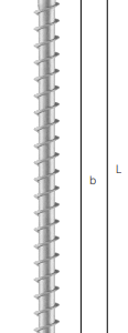 GWZ EVO FRAME- FULL THREAD SCREW WITH CYLINDRICAL HEAD