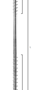 DWZ - DOUBLE THREAD SCREW FOR INSULATION LAYER