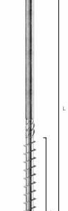 SNK - WHITE COUNTERSUNK HEAD SCREW FOR WOOD